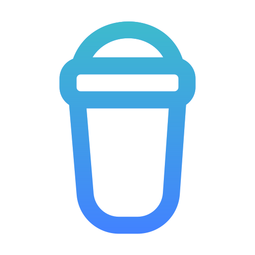 vaso de plástico icono gratis