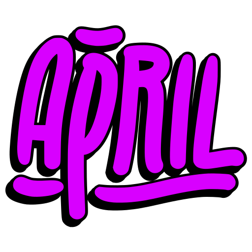 april kostenlos Sticker