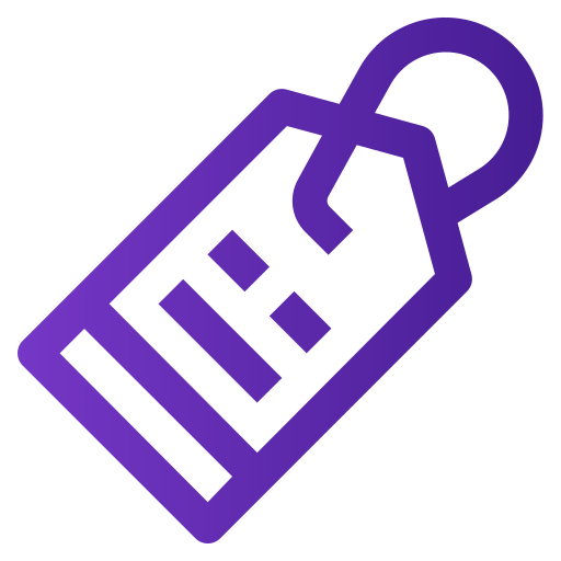 etiqueta de precio icono gratis