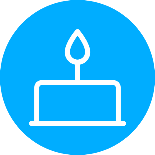 Birthday cake Generic Blue icon