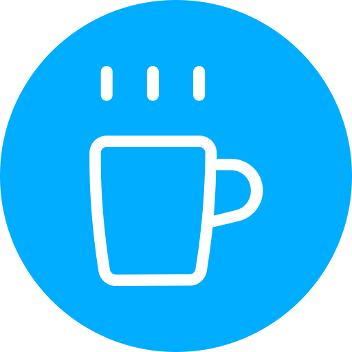 Coffee cup Generic Blue icon