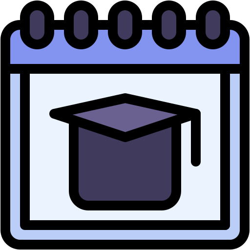 día de graduación icono gratis