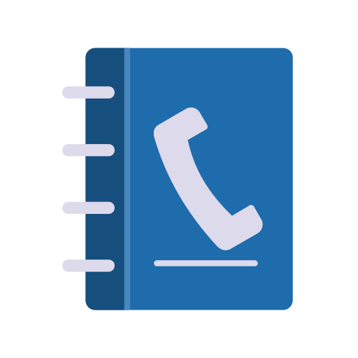 directorio telefónico icono gratis