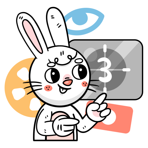 Bunny free sticker Bunny free sticker