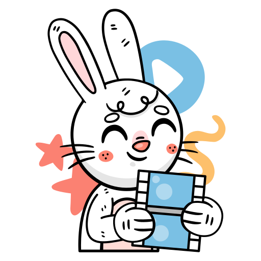 Bunny free sticker Bunny free sticker