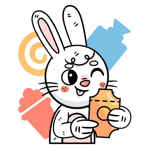 lapin gratuit sticker lapin gratuit sticker