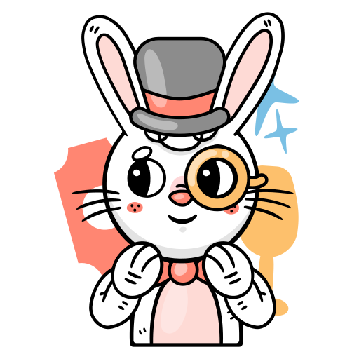 lapin gratuit sticker