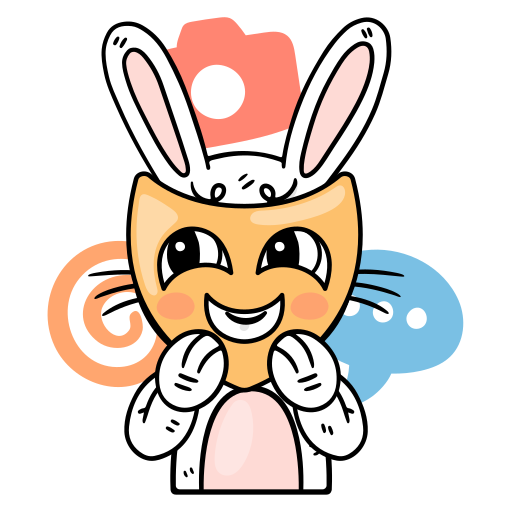 lapin gratuit sticker