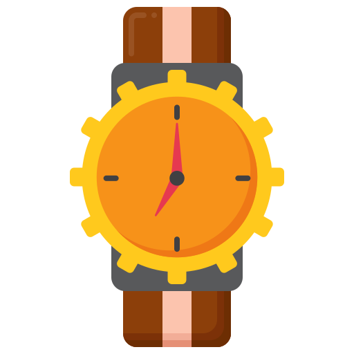 reloj de pulsera icono gratis