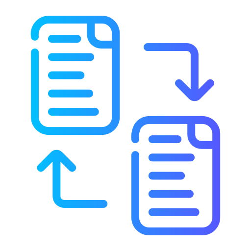 Data copy Generic Gradient icon