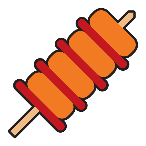 Sausage Generic Outline Color icon