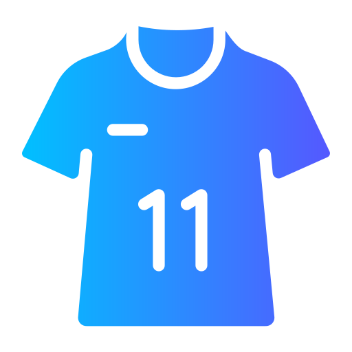 camiseta de fútbol icono gratis