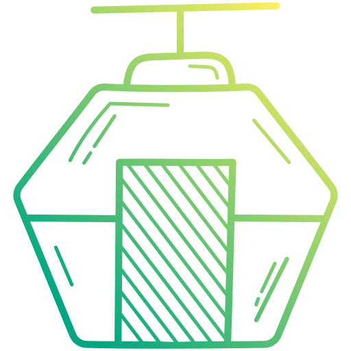 teleférico icono gratis