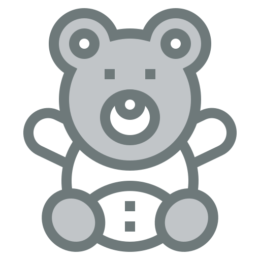 oso de peluche icono gratis