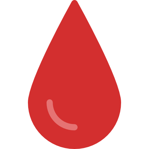 Blood drop free icon