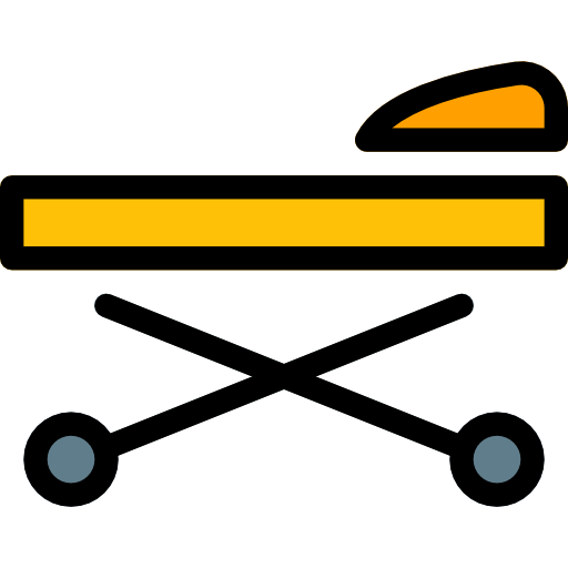 cama de hospital icono gratis
