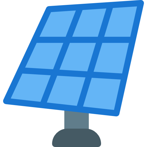 Solar panel Pixel Perfect Flat icon