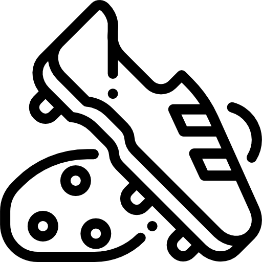 zapatos de fútbol icono gratis