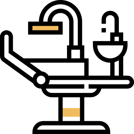 Стул стоматолога бесплатно иконка Стул стоматолога бесплатно иконка