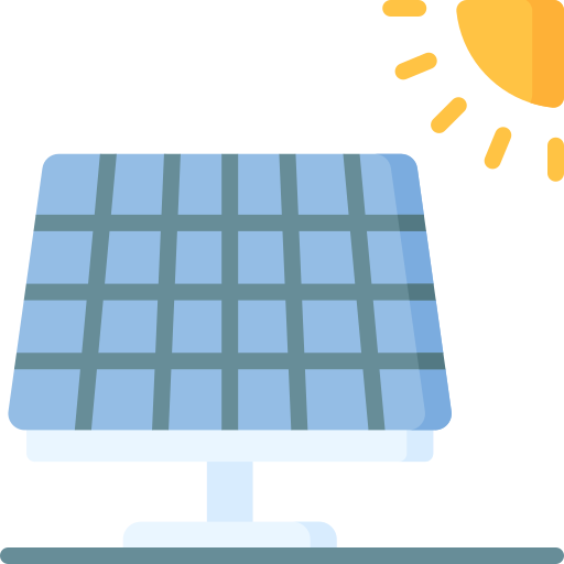 panel solar icono gratis