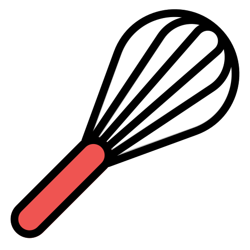 Whisk Generic Outline Color icon