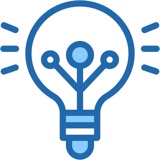 Light bulb Generic Blue icon