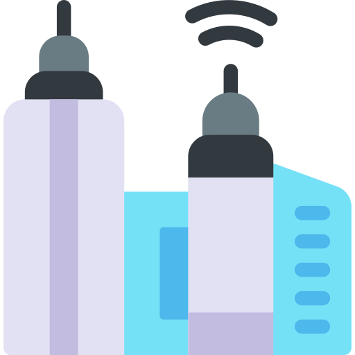 ciudad inteligente icono gratis