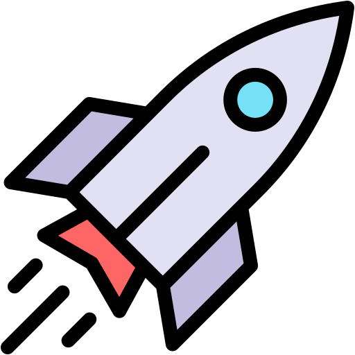 Rocket Launch Generic Outline Color icon