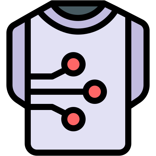 ropa inteligente icono gratis