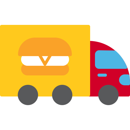 camión de comida icono gratis