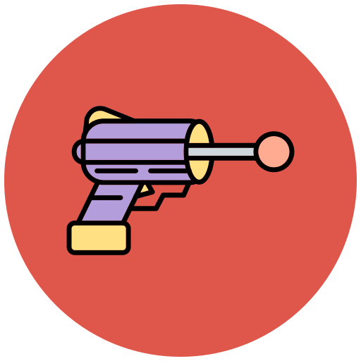 pistola espacial icono gratis