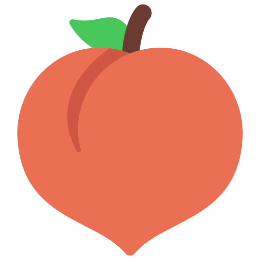 Peach Juicy Fish Flat icon