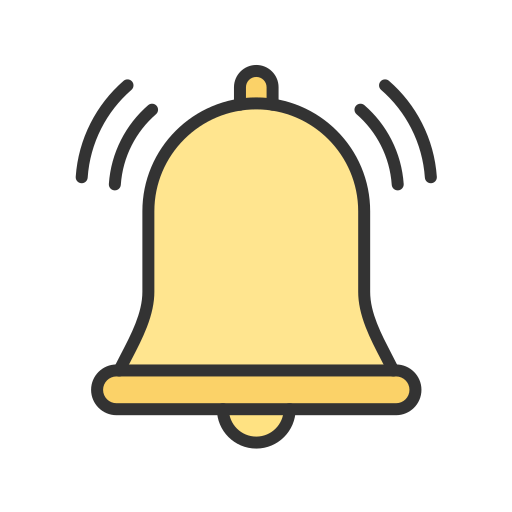 Bell Generic Outline Color icon