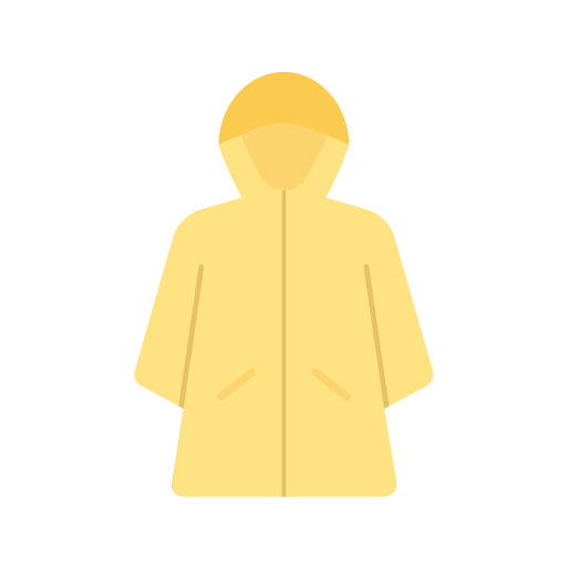 Raincoat Generic Flat icon