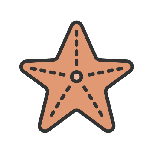 estrella de mar icono gratis