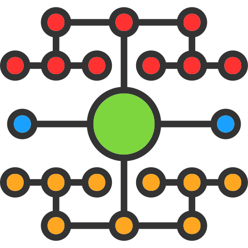 mapa conceptual icono gratis