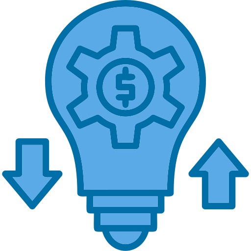 Revenue Generic Blue Icon 8823