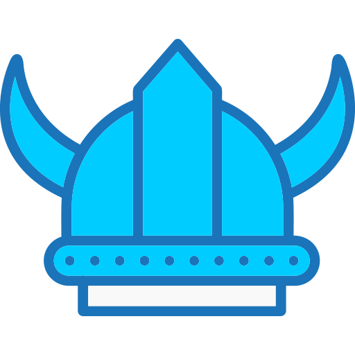 Viking helmet Generic Blue icon