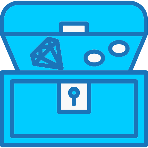 cofre del tesoro icono gratis