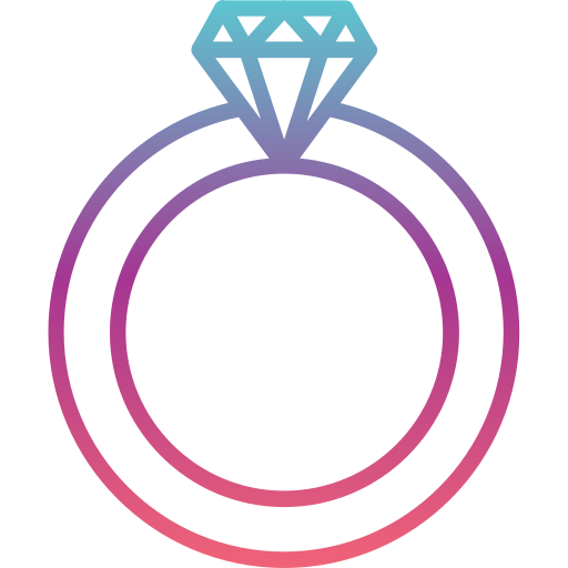 anillo de diamantes icono gratis