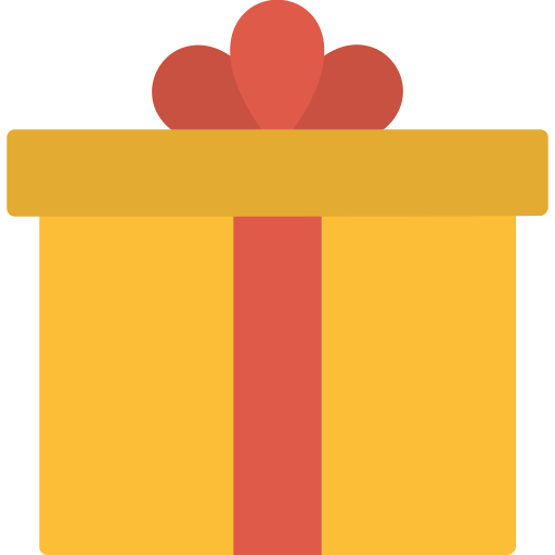 caja de regalo icono gratis