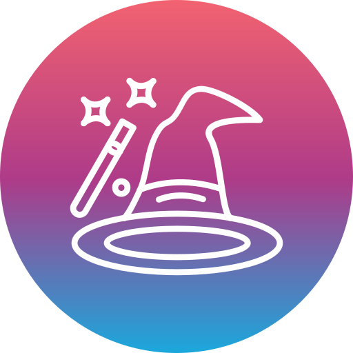 sombrero de mago icono gratis