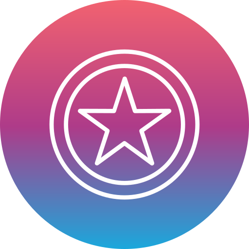 Star Generic Flat Gradient icon