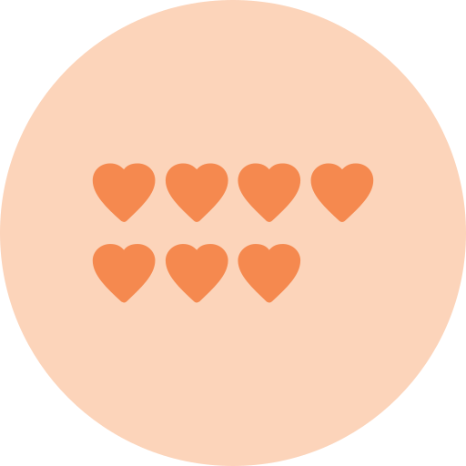 corazones icono gratis