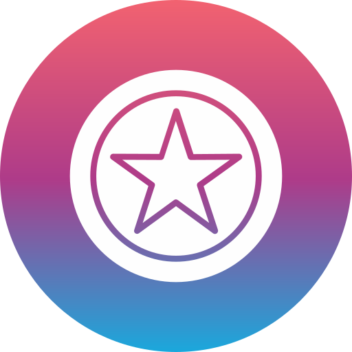 Star Generic Flat Gradient icon