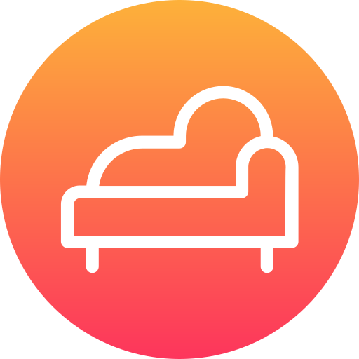 chaise longue icono gratis