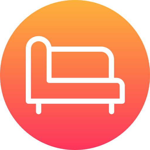 chaise longue icono gratis