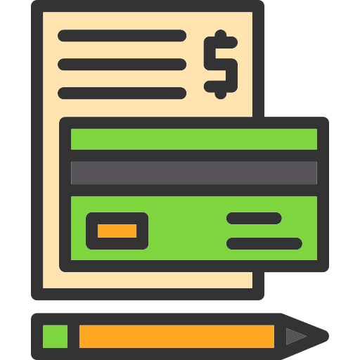 informe de crédito comercial icono gratis