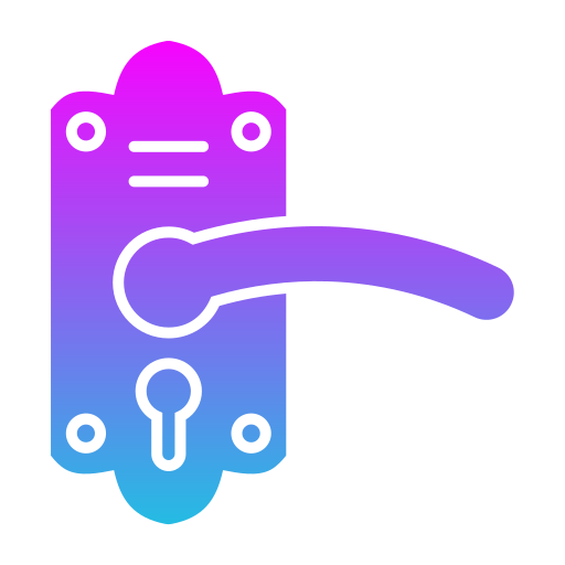 manija de la puerta icono gratis