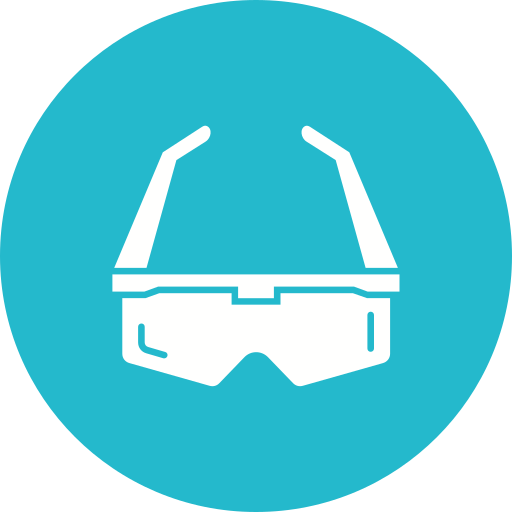 lentes de seguridad icono gratis